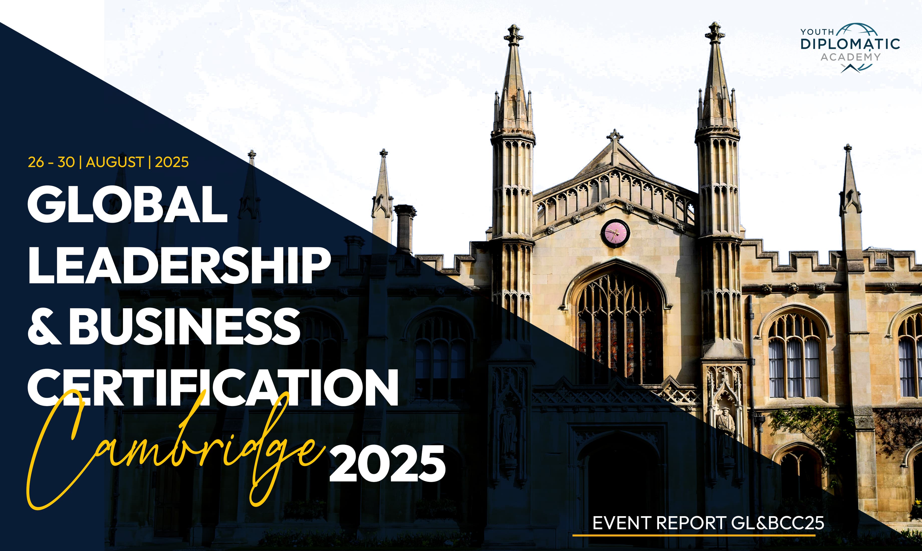 Youth Diplomatic Academy Collaboration Event-Global Leadership and Business Certification Cambridge 2025